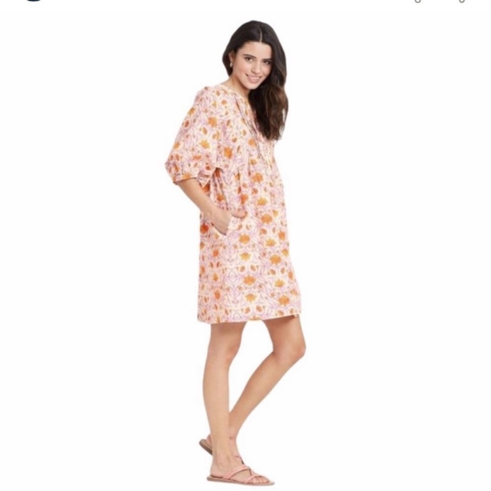 Universal Thread Puff Sleeve BabyDoll dress cotton